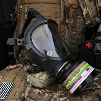 Протигаз ГП-9 (ППМ-88) з комбінованим фільтром ГП-7К (A2B2E2K2NO SX P3 RD)