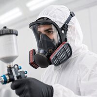 Повнолицева маска респіратор 3М 6800 для малярних робіт 3М 6057 АВЕ1 Р3