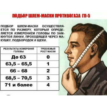 Протигаз ГП 7 з фільтром та сумкою